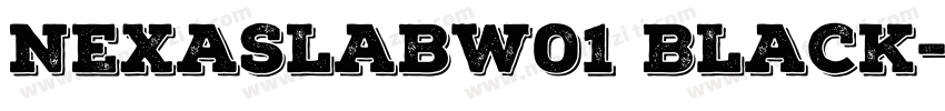NexaSlabw01 Black字体转换